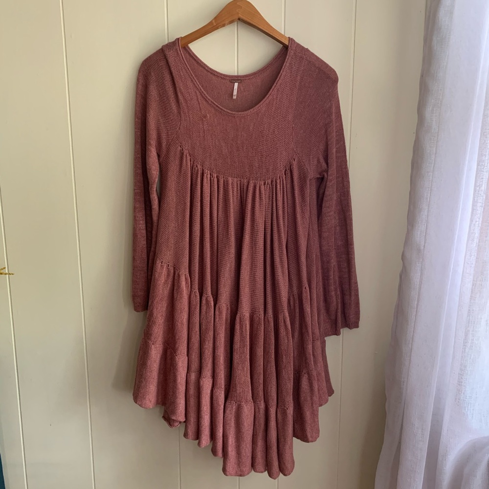 Free People Dusty Rose Tunic